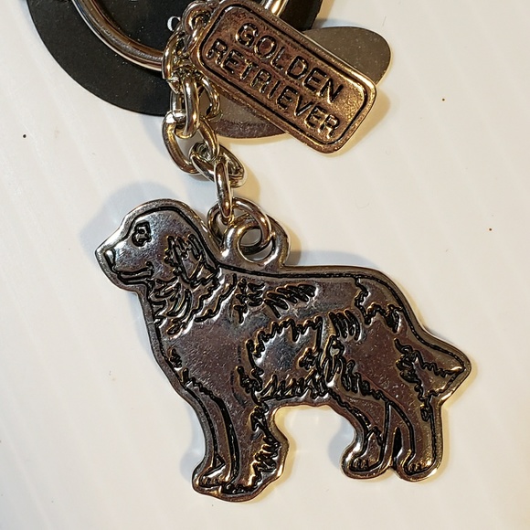 golden retriever key chain